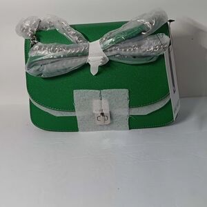 Nine West Vibrant Green Shoulder Bag